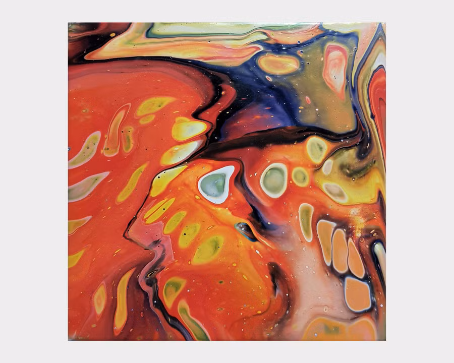 Tác phẩm đầu tiên mà Vũ thực hành với hội họa.