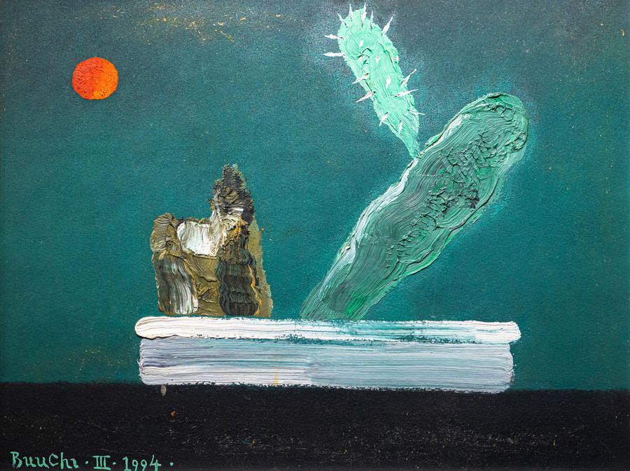 Tác phẩm &quot;Xương rồng xanh&quot;.