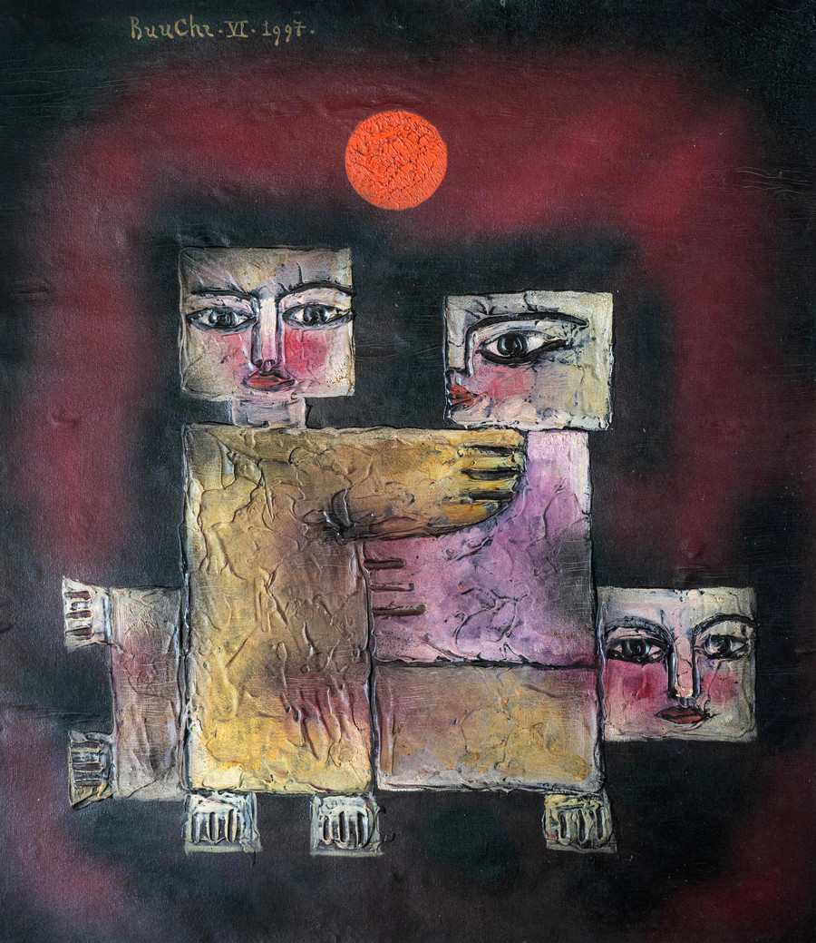 Tác phẩm &quot;Huyết nguyệt&quot;.