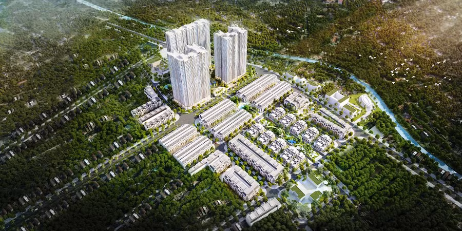 Phối cảnh dự án Vinhomes Gardenia