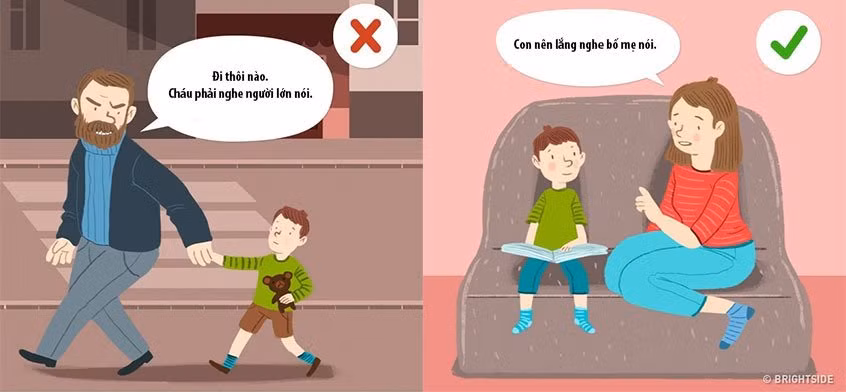 7 câu nói gây hại cho con bố mẹ không lường trước