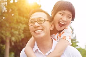 Những đặc điểm của bố sinh con trai, con gái đẹp như thiên thần