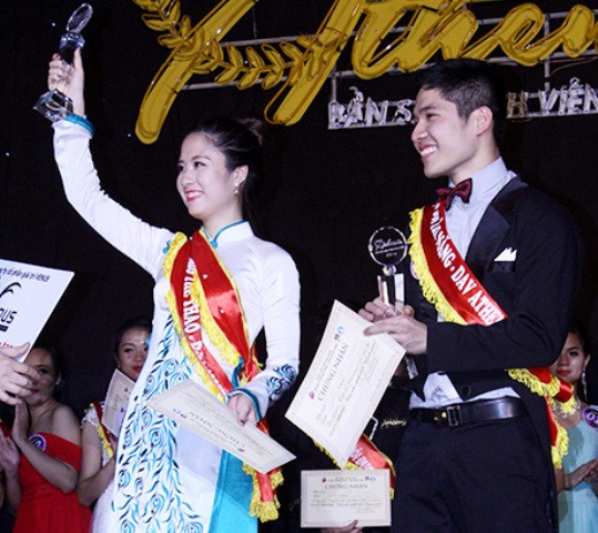 Hoa khôi Thuý Hằng và Hoa vương Thanh Chung