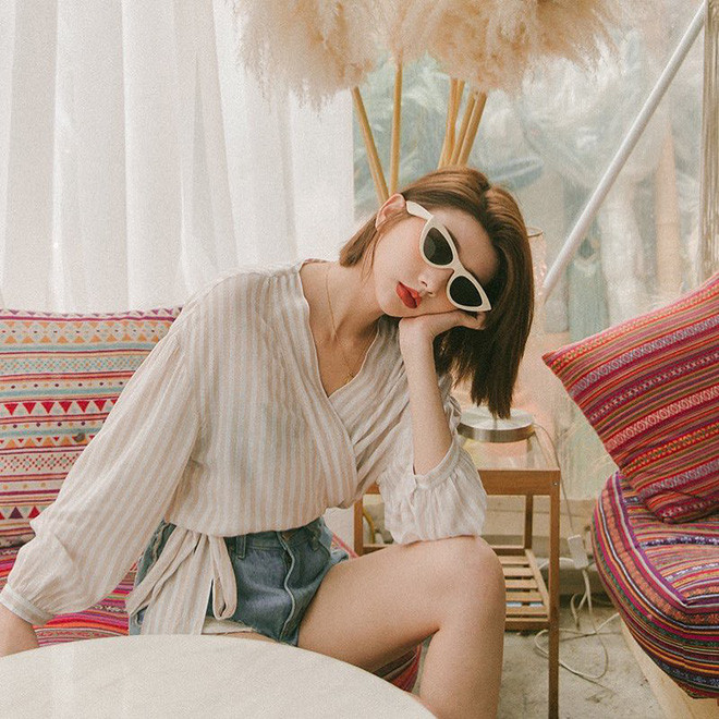 3 kiểu Blouse hack dáng cho những cô nàng béo bỗng trở nên thanh mảnh ảnh 6 Empty