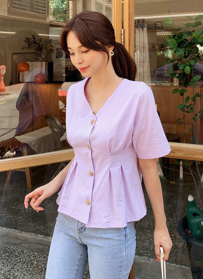 3 kiểu Blouse hack dáng cho những cô nàng béo bỗng trở nên thanh mảnh ảnh 4 Empty