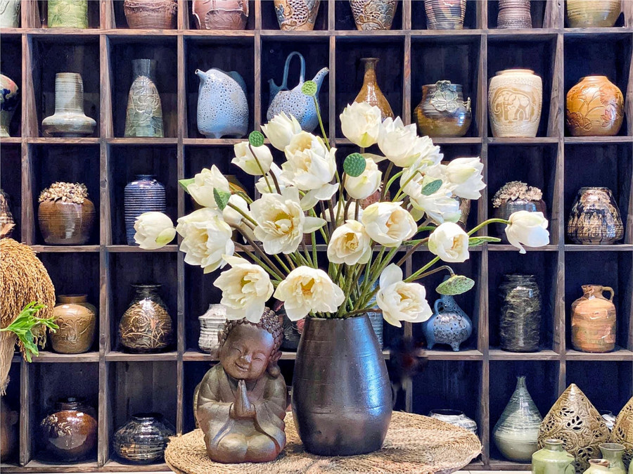 Sen này đã nở sáng, tối cụp lại.