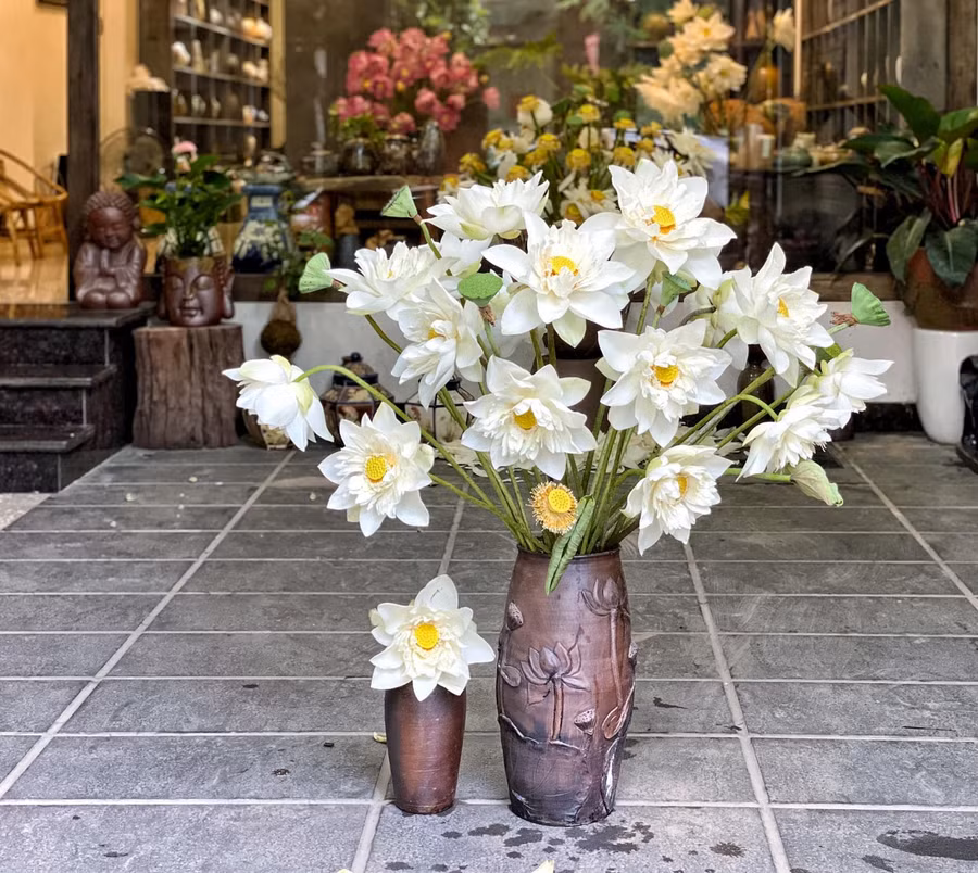 Tuyệt chiêu cắm hoa sen nở căng, bền cánh ảnh 5