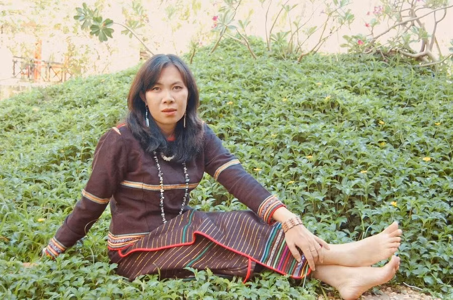 Cô Kiều Thị Giang ở trường Phổ thông Dân tộc nội trú THCS - THPT huyện Đắk R’lấp, tỉnh Đăk Nông.