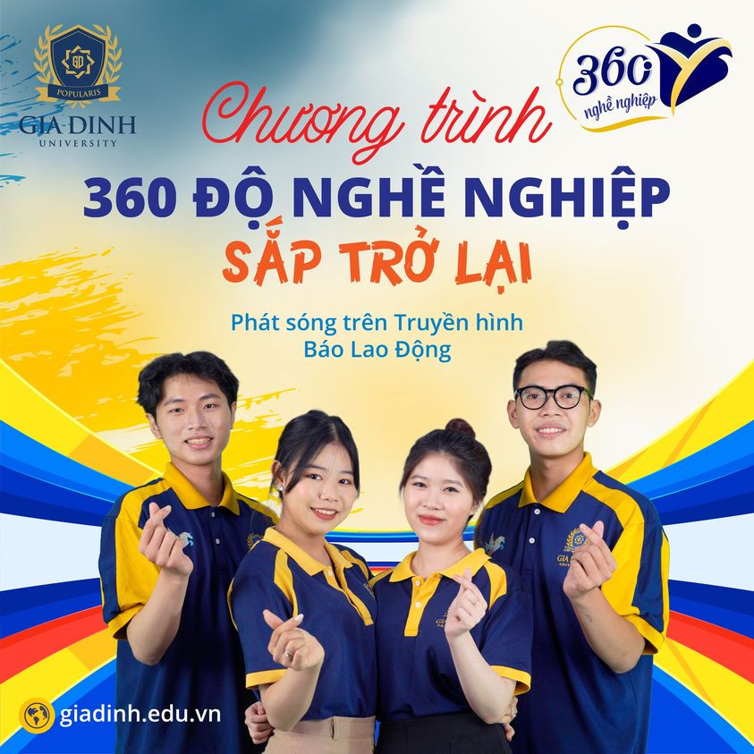 “360 độ nghề nghiệp” của GDU cung cấp cho thí sinh lời khuyên đúng đắn và hữu ích trong việc chọn ngành, chọn nghề. “360 độ nghề nghiệp” của GDU cung cấp cho thí sinh lời khuyên đúng đắn và hữu ích trong việc chọn ngành, chọn nghề.