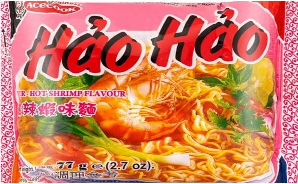 Mì tôm chua cay Hảo Hảo bị thu hồi do chứa Ethlene Oxide. Ảnh: FSAI.