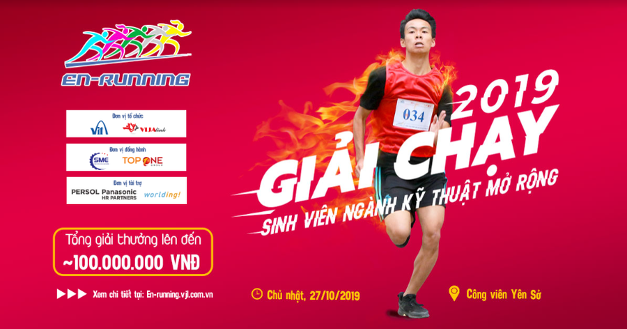 EN-RUNNING 2019 hứa hẹn sự bùng nổ về quy mô tổ chức.