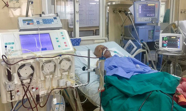 Bệnh nhân đang được điều trị tại bệnh viện K. Bệnh nhân