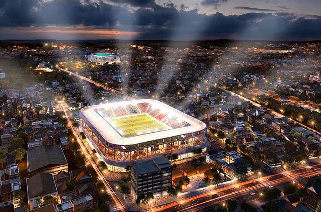 Phối cảnh thiết kế SVĐ Hàng Đẫy mới