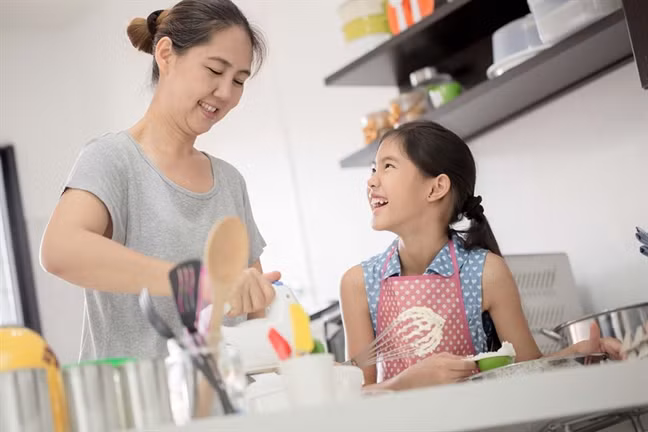 Dung lang phi tinh cam me con