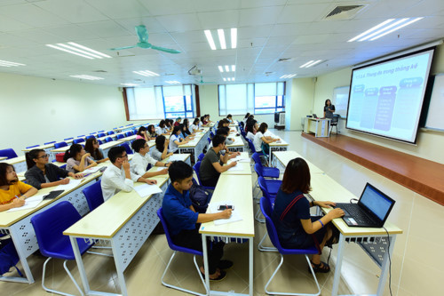 Sinh viên trên giảng đường Trường ĐH KTQD. Ảnh minh hoạ/ Internet Sinh viên trên giảng đường Trường ĐH KTQD. Ảnh minh hoạ/ Internet