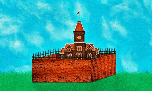 Đa số đại học uy tín nhất nước Mỹ là cơ sở tư thục, không nhận được tài trợ của chính phủ. Không giống nhiều quốc gia khác, đa số đại học uy tín nhất nước Mỹ là cơ sở tư thục. Ảnh: The Atlantic