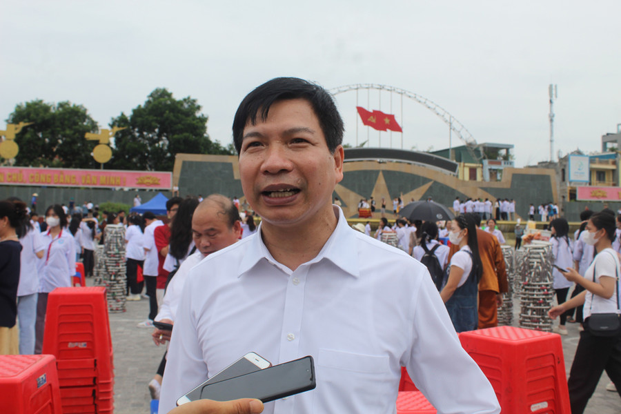 Ông Trần Văn Thức - Giám đốc Sở GD&ĐT Thanh Hóa. Ảnh: LT Ông Trần Văn Thức - Giám đốc Sở GD&ĐT Thanh Hóa. Ảnh: LT