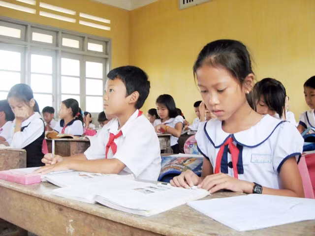 HS luôn là trung tâm của đổi mới giáo dục. Ảnh: Thanh Long