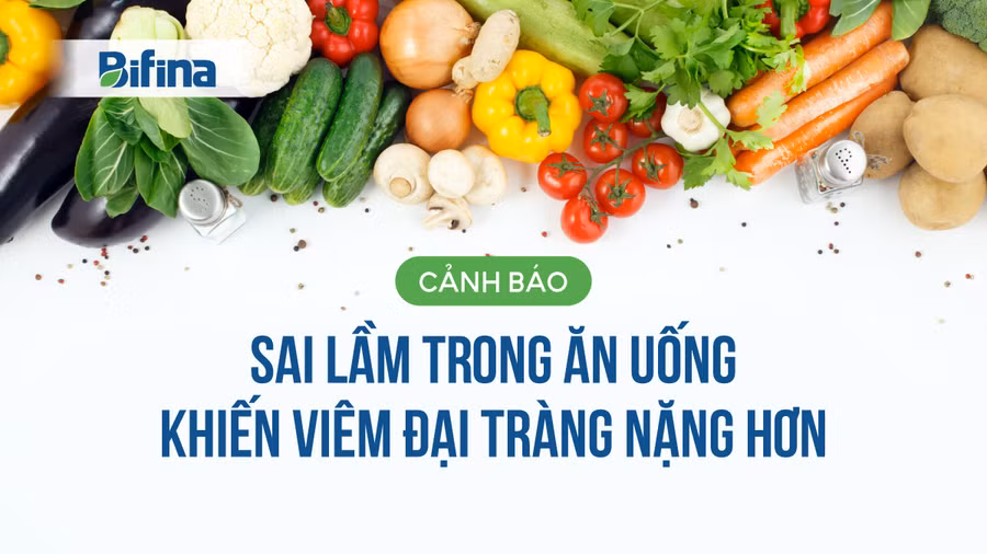 3 sai lầm ăn uống khiến người viêm đại tràng không khỏi được