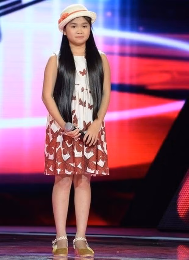 Thiện Nhân khi là thí sinh Giọng Hát Việt Nhí 2014.