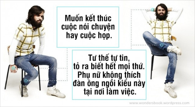  Tư thế khi ngồi họp có thể nói lên thái độ của nhân viên 