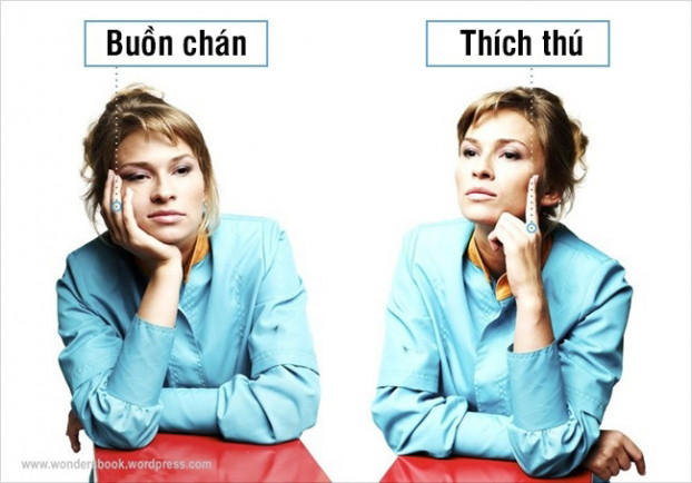 Cử chỉ tay nói lên một người đang buồn chán hay thích thú 
