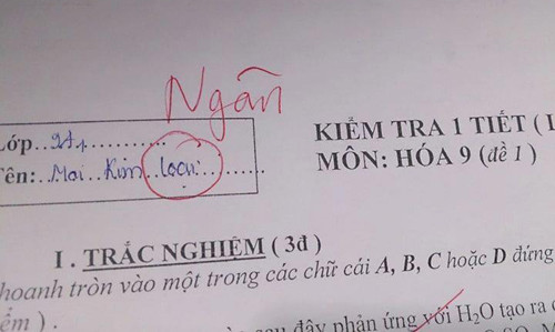 Những khoảnh khắc "quên não" của học trò