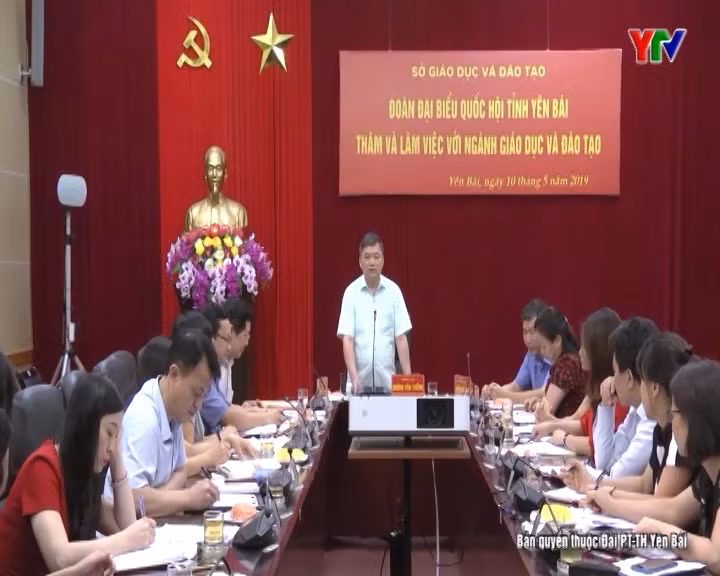 Đoàn Đại biểu Quốc hội tỉnh làm việc với Sở GD&ĐT Yên Bái ảnh 2