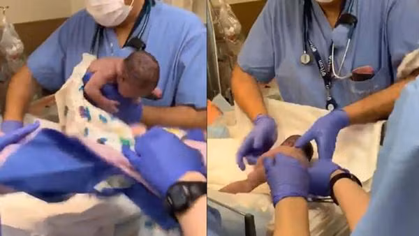 dang hao hung quay canh vo sinh, chong "thot tim" khi thay hanh dong cua bac si - 1