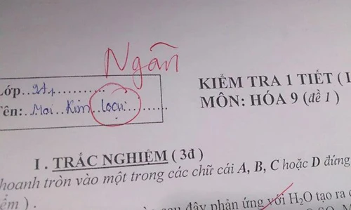 Những khoảnh khắc "quên não" của học trò