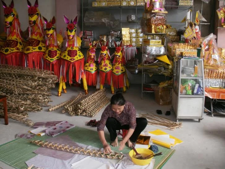 Làng nghề hàng mã tất bật ngày giáp Tết