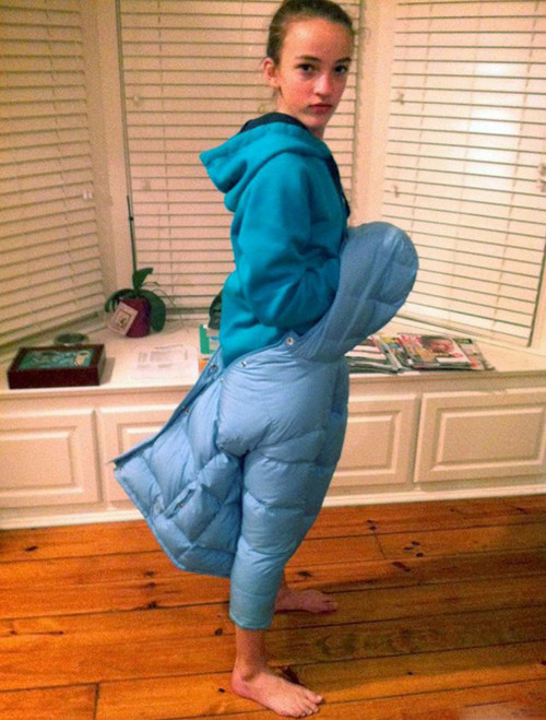 Có ai nhìn 2 lần mới nhận ra áo khoác không?