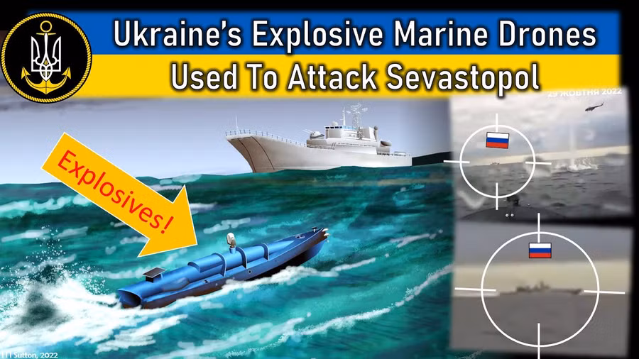 Tàu mặt nước không người lái của hải quân Ukraine đã gây nhiều khó khăn cho Hạm đội Biển Đen-Nga