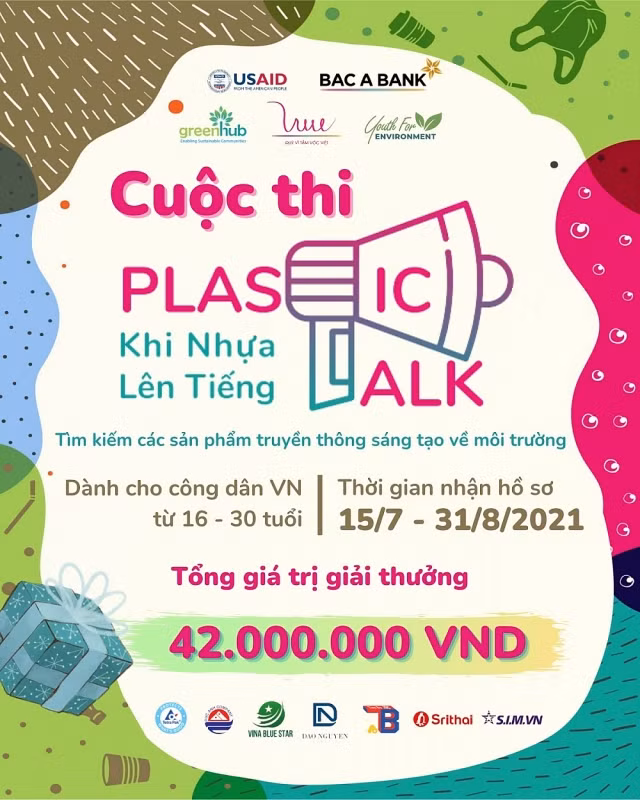 Cuộc thi Plastic talk - Tìm kiếm ý tưởng truyền thông về môi trường từ giới trẻ