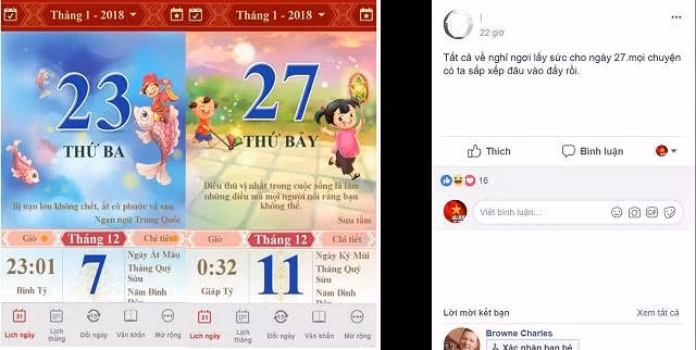 Cư dân mạng sục sôi với tờ lịch 
