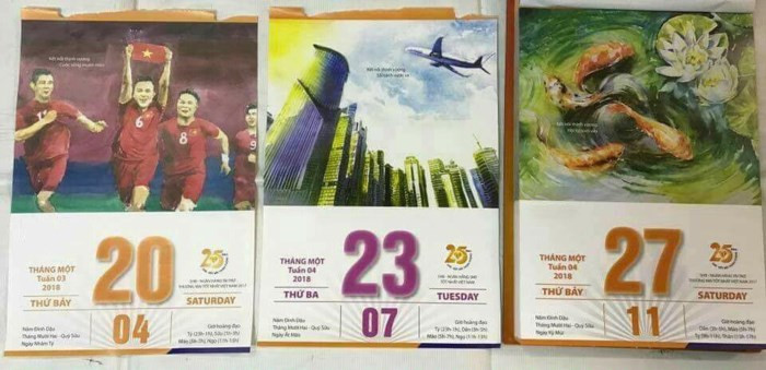 Cư dân mạng sục sôi với tờ lịch "tiên tri" trận chung kết giữa U23 Việt Nam và U23 Uzbekistan ảnh 1 Cư dân mạng sục sôi với tờ lịch