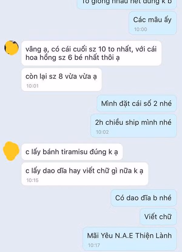 dat banh sinh nhat nho viet chu chuc mung, co gai “soc toan tap” khi nhan vi chi tiet nay - 1