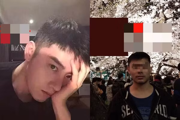 Hình ảnh của anh chàng đăng tải trên mạng và thực tế.