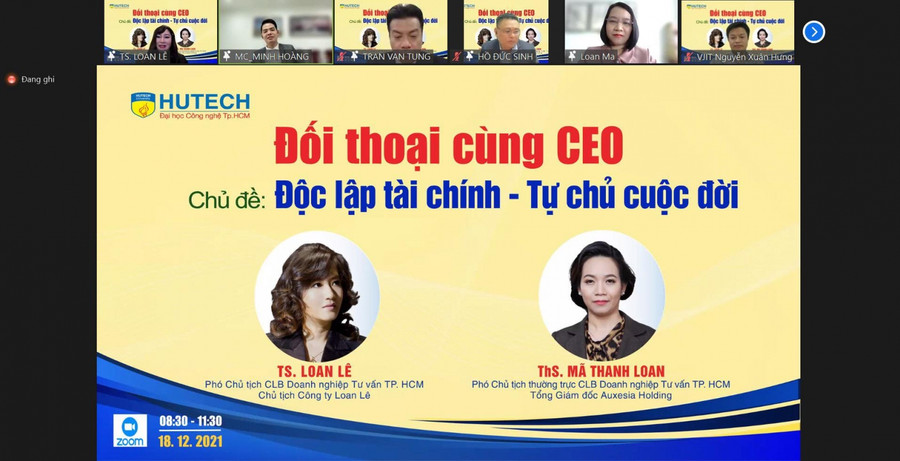 Hai diễn giả chính trong chương trình đối thoại cùng CEO.