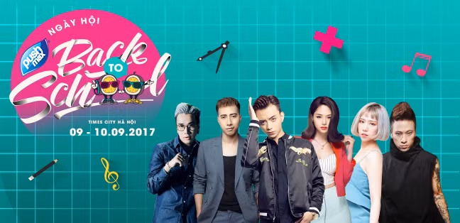  Ngày hội “BACK TO SCHOOL”: Mang niềm vui tựu trường đến giới trẻ