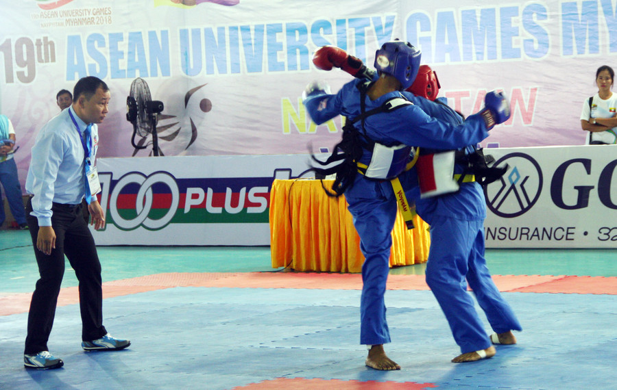 Nội dung thi đấu đòn chân tấn công.