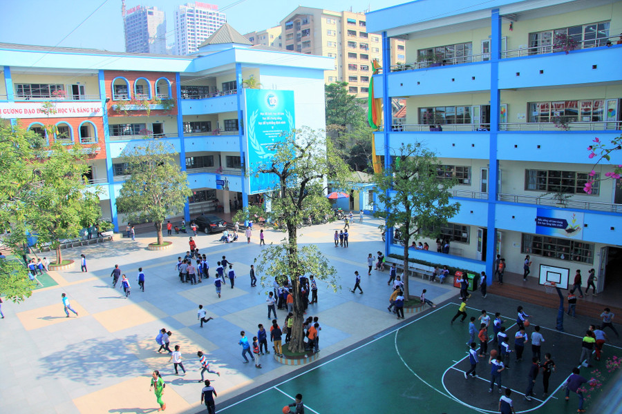 Trường NCL giải bài toán quá tải cho trường công. Ảnh: Thiên Thanh