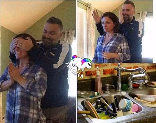 Bất ngờ dành cho vợ yêu.