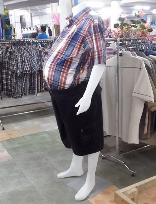 Các quý ông bụng bia hẳn là rất quan tâm gian hàng này.