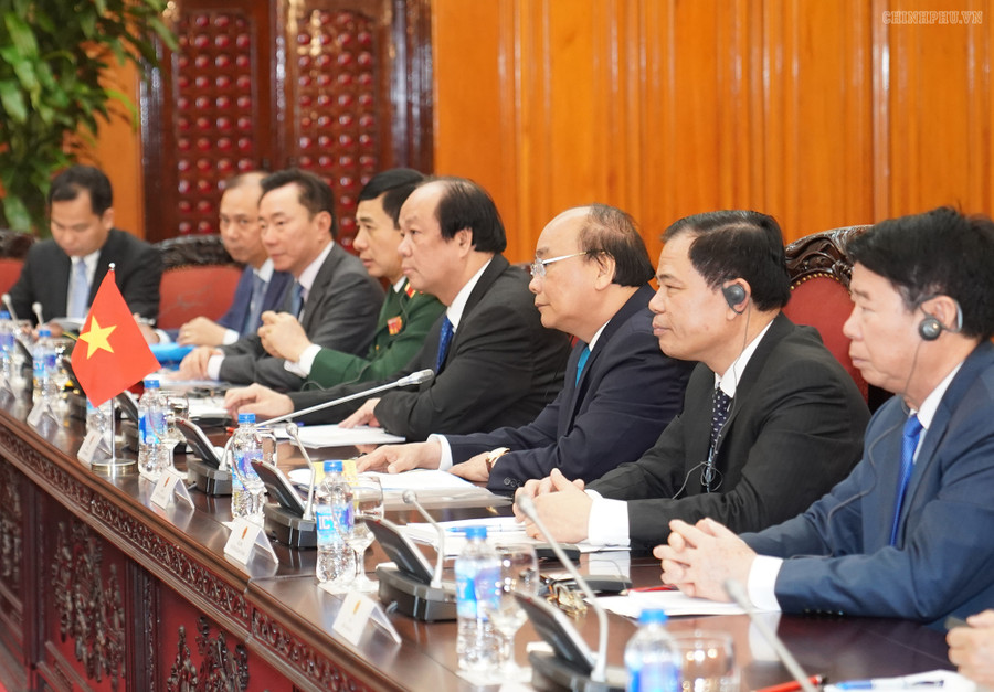 Thủ tướng Nguyễn Xuân Phúc đón, hội đàm với Thủ tướng Nepal ảnh 6