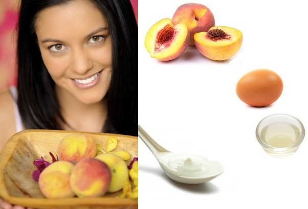 Mặt nạ đào làm se khít lỗ chân lông