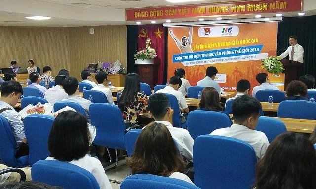 Tìm ra 3 đại sứ VN tranh tài Vòng chung kết Tin học Văn phòng Thế giới