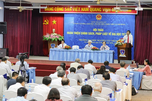 Đông đảo các trường đại học tư thục và chuyên gia đã cùng nhau góp ý, kiến nghị nhiều vấn đề cho Dự thảo Luật GDĐH Đông đảo các trường đại học tư thục và chuyên gia đã cùng nhau góp ý, kiến nghị nhiều vấn đề cho Dự thảo Luật GDĐH