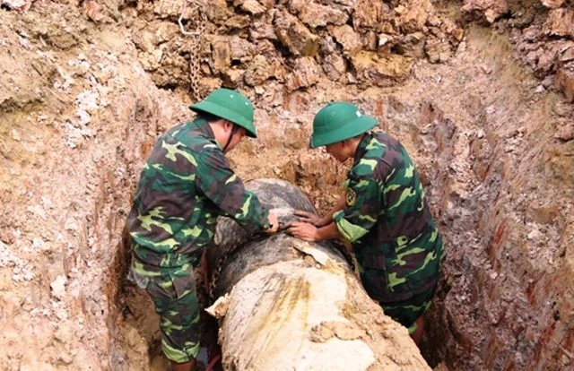 Hủy nổ thành công quả bom có sức công phá cực mạnh và nguy hiểm