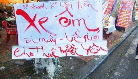 Chết mất thôi với chiêu PR của "thánh" xe ôm nước ta 